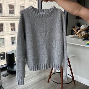& Other Stories blue-grey sweater